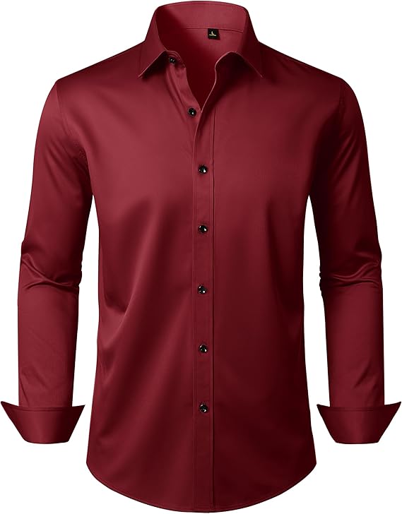 Alimens & Gentle Burgundy Men's Down Shirt