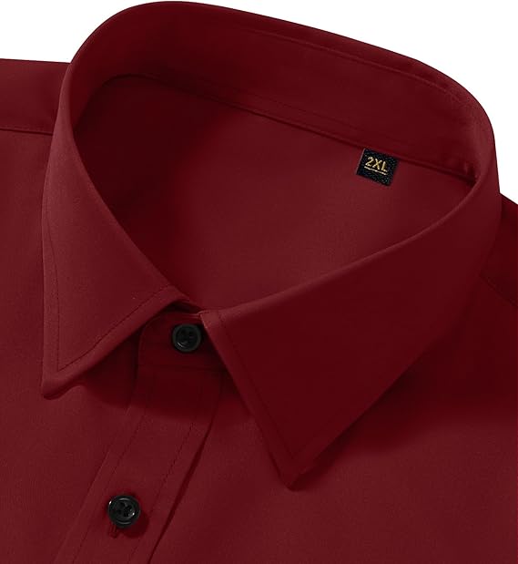 Alimens & Gentle Burgundy Men's Down Shirt - Image 3