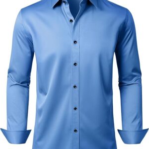 Alimens & Gentle Classic Blue Men's Down Shirt