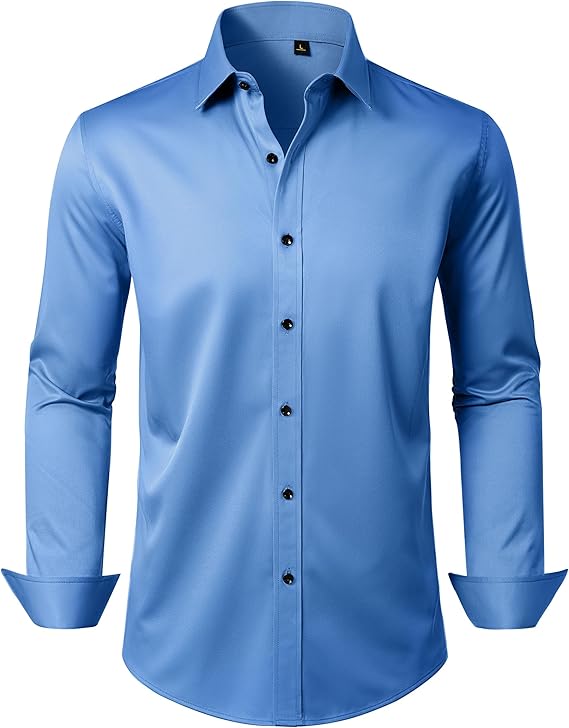 Alimens & Gentle Classic Blue Men's Down Shirt