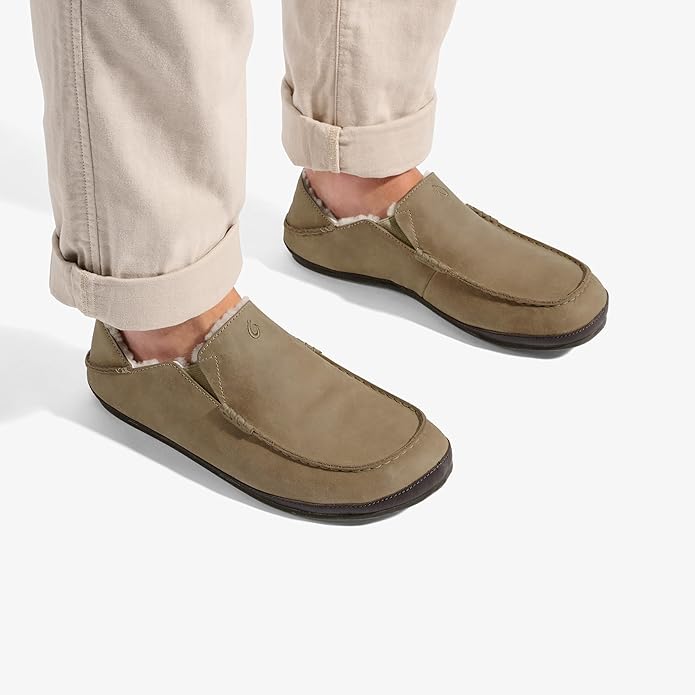 OLUKAI Moloa Slipper Clay/Dk Java Men's - Image 4