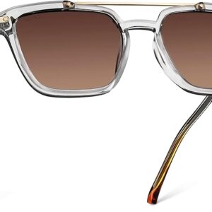 WearMe Pro Crystal Ice Grey Frame / Brown Gradient Lens WMP Eyewear
