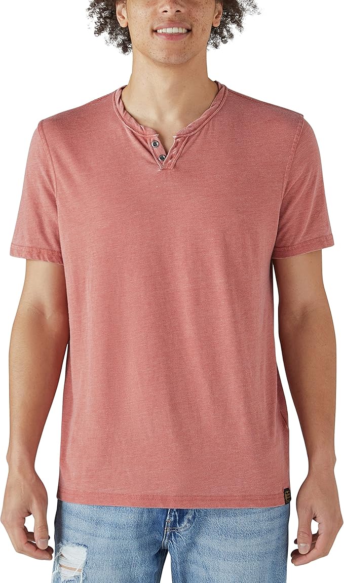 Lucky Brand Mens CowhideTee Shirt
