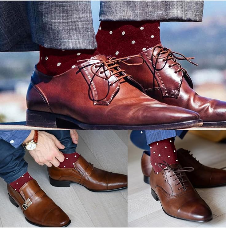 Socks For Men Groomsmen(A1a:christmas Sock-1pair) - Image 4