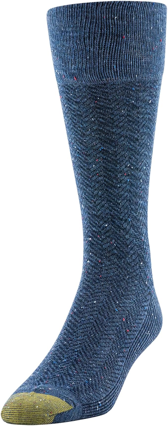GOLDTOE Men's Cambridge Denim Assorted Crew Socks 6-Pairs - Image 2