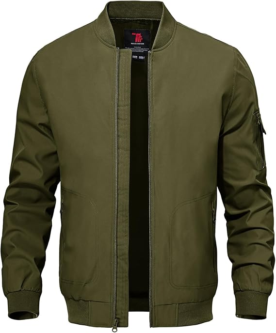TBMPOY Bomber A1-dark Army Green Jackets