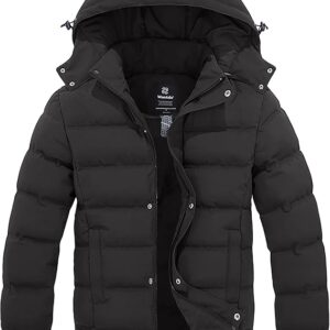 Wantdo Winter Coat Dark Gray Puffer Jacket