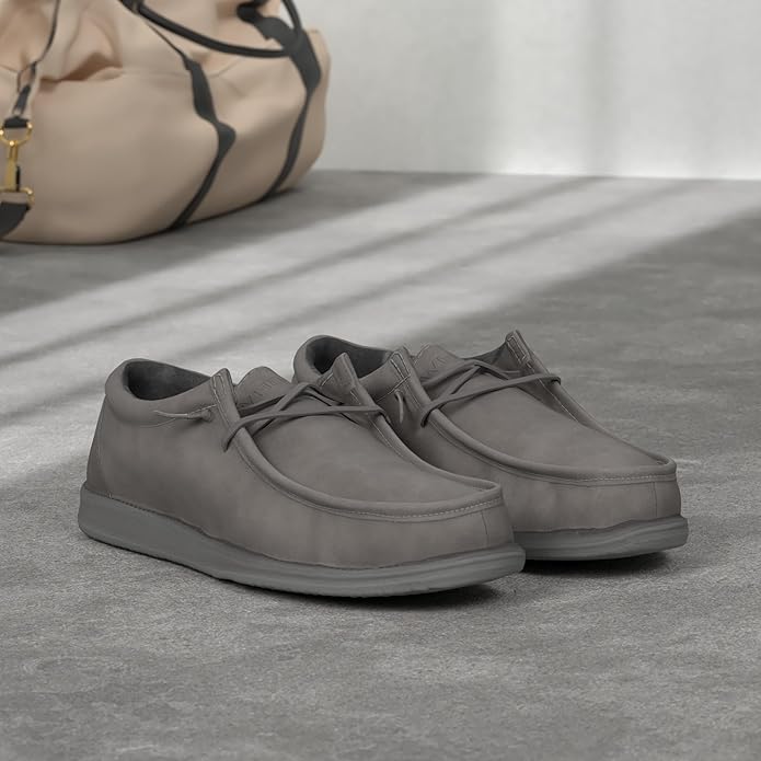 WHITIN Men's Dark Grey Easy Breezy Slip On Loafers - Image 2