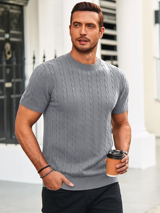 Runcati Grey T Shirt Slim Fit - Image 2