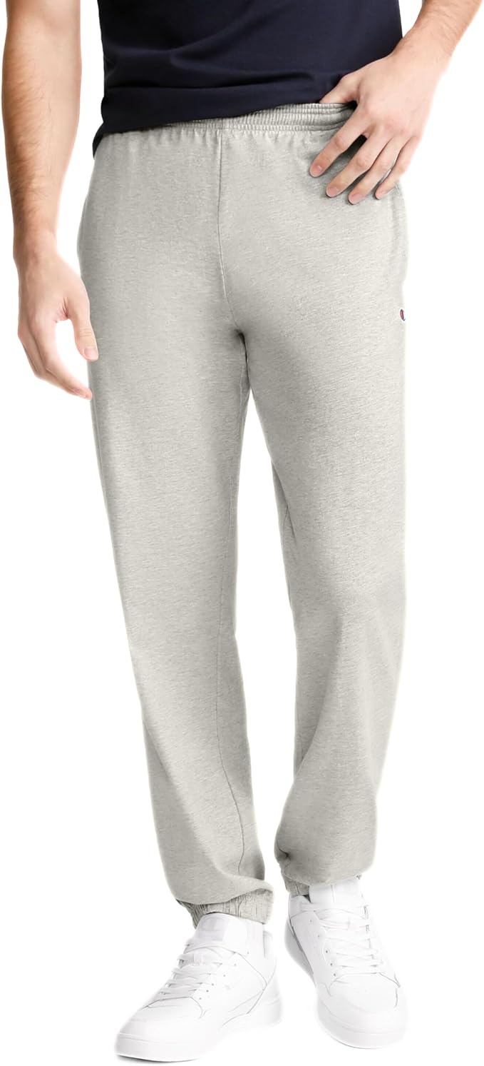 Champion Men's Oxford Gray - C Patch Logo Pants