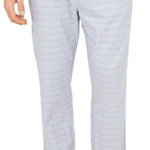 Nautica mens Soft Woven Elastic Waistband Grey Sleep Pajama Pant
