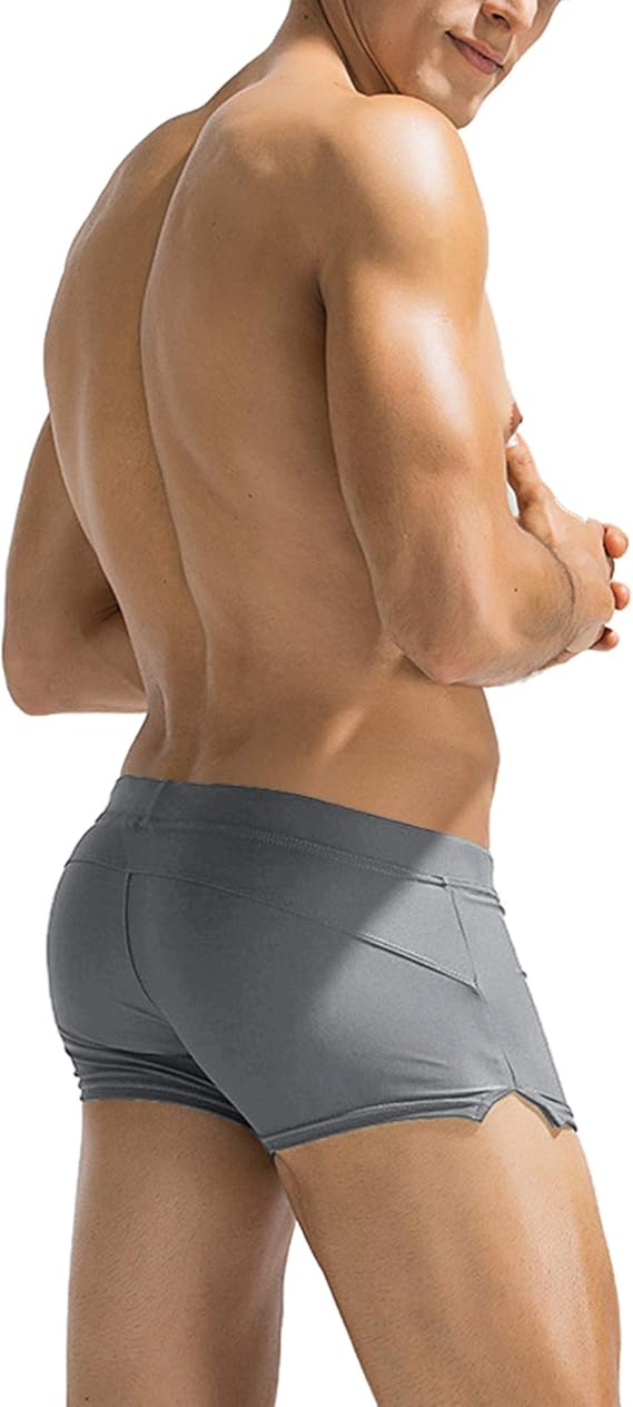 COOFANDY Mens Grey Swim Trunks Swimwear - Image 2