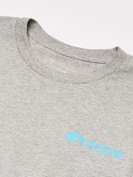Costa Del Mar Costa Topwater Gray Heather T-shirt - Image 2