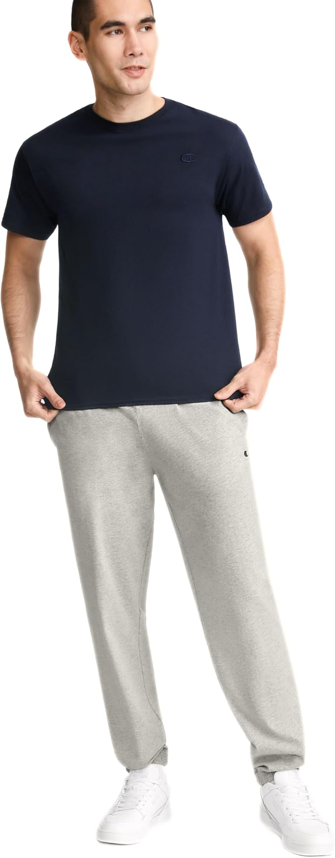Champion Men's Oxford Gray - C Patch Logo Pants - Image 3