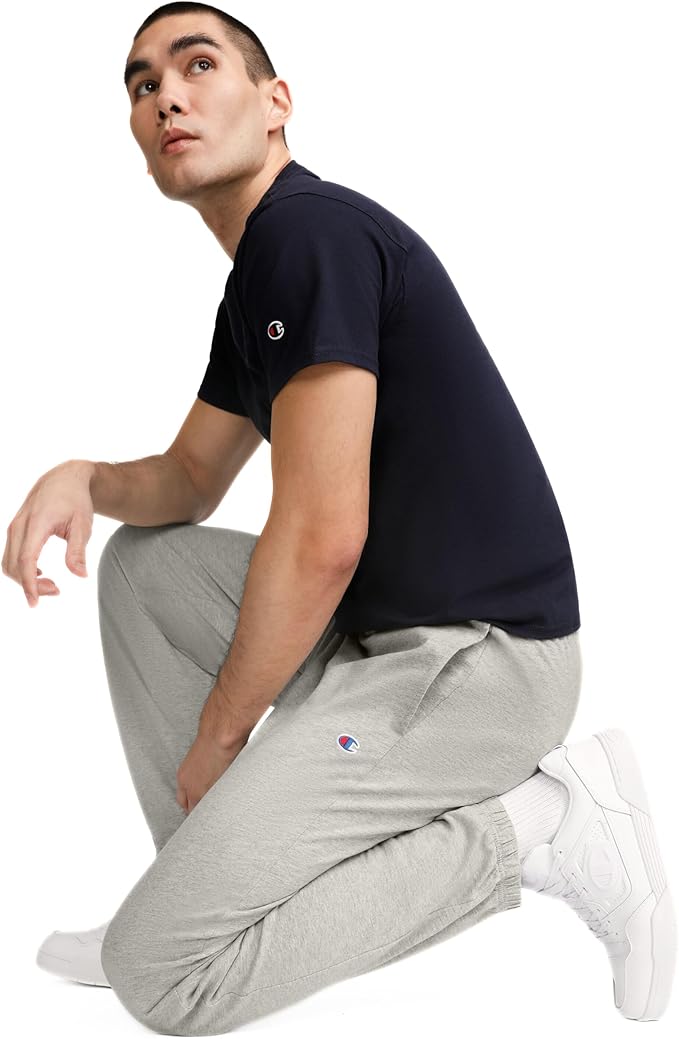 Champion Men's Oxford Gray - C Patch Logo Pants - Image 4