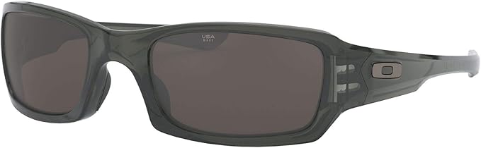 Oakley Men's Grey Smoke/Warm Grey Rectangular Sunglasses - Image 4