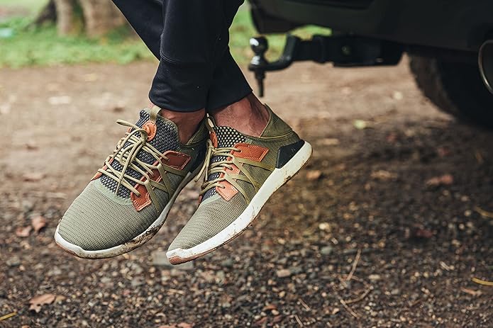 OLUKAI Mio Li Men's Hunter/Lava Rock Everyday Athletic Shoes - Image 2