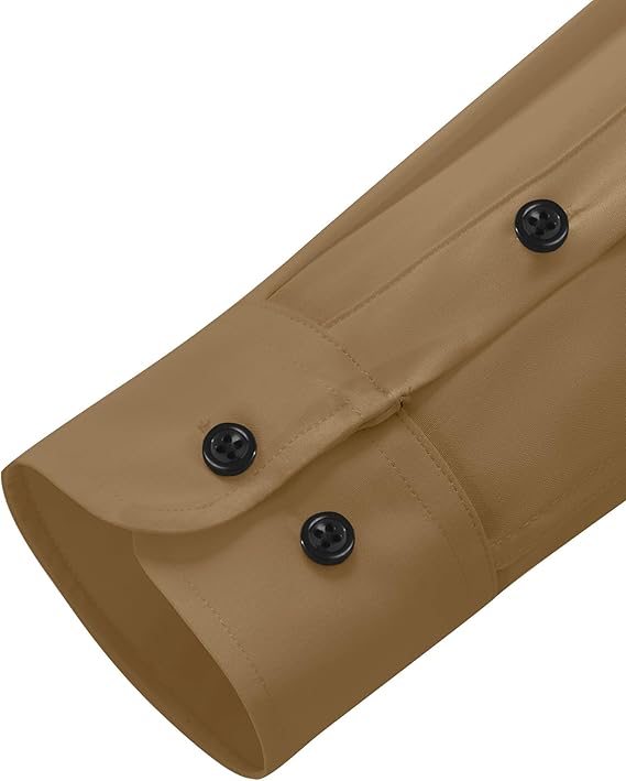 Alimens & Gentle Khaki Men's Down Shirt - Image 4