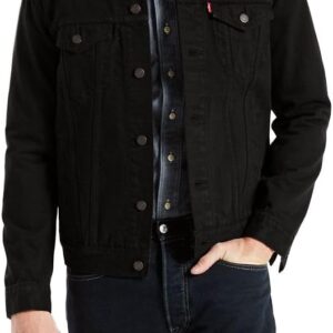 Levi's Men's Original Last Nite - Black Stretch Jacket