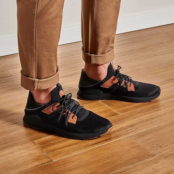 OLUKAI Mio Li Men's Lava Rock/Lava Rock Everyday Athletic Shoes - Image 2