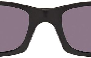 Oakley Men's Matte Black Tonal Usa Flag Logo/Prizm Grey Rectangular Sunglasses