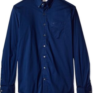 Dockers Men's Supreme Flex Long Sleeve Button Up Shirt