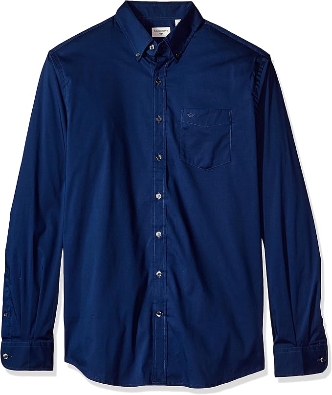 Dockers Men's Supreme Flex Long Sleeve Button Up Shirt - Image 3