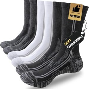 JOYNÉE Mens Multicolor 1(6 Pairs) Lightweight Socks for Sports Running Hiking