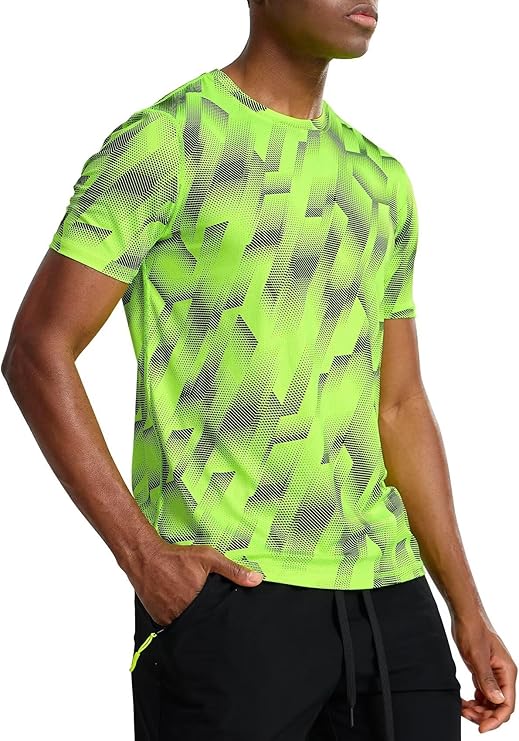 Zengjo Workout Neon Green T-Shirt - Image 2