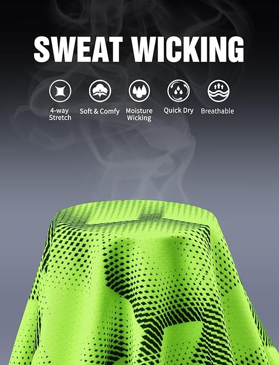 Zengjo Workout Neon Green T-Shirt - Image 4