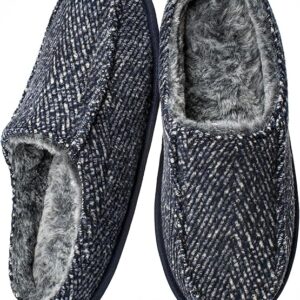Cozylook Navy Men's Slip-on Slippers
