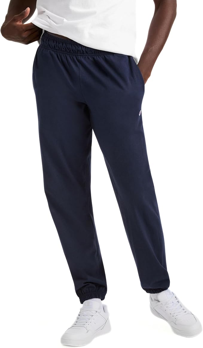 Champion Men's Navy - C Patch Logo Pants