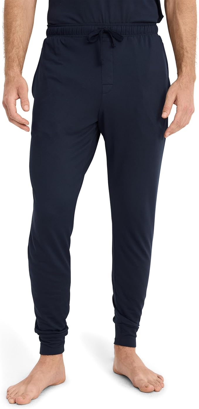 Jockey Men's Sleepwear Ultra Soft Cooling True Navy Sleep Jogger