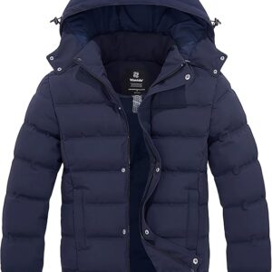 Wantdo Winter Coat Navy Puffer Jacket