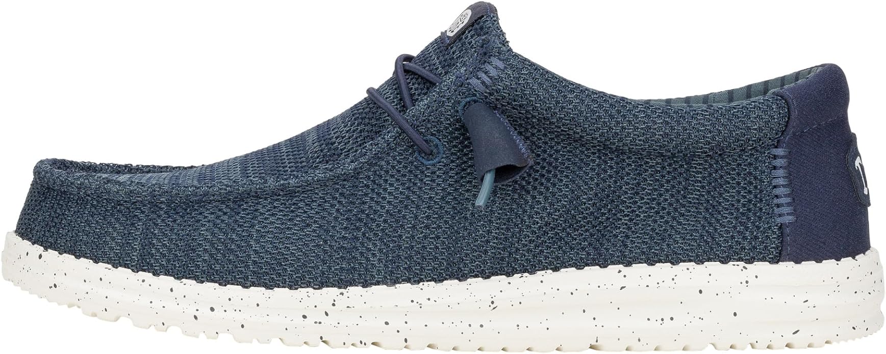 HEYDUDE Men’s Navy Wally Stretch Sox Slip-On Loafer