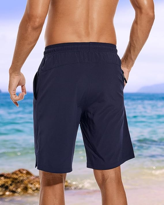 difficort Mens Navy Swim Trunks - Image 3