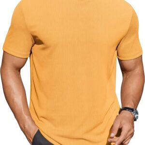COOFANDY Yellow T-Shirt