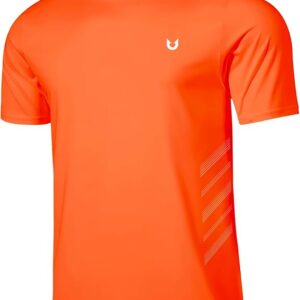 NORTHYARD Breathable 2.0™ Men's Athletic Workout Orange T-Shirt