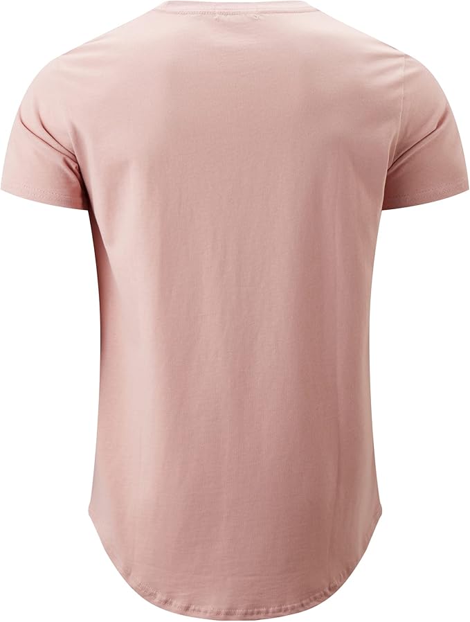 YININF Dark 2001pink T-Shirts Cotton Fitted - Image 2