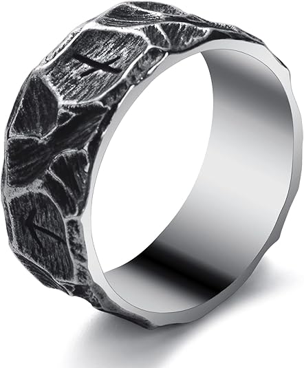 Viking Celtic Runes-Retro Rings for Mens