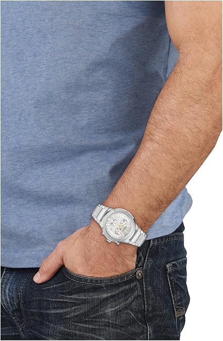 Ferragamo Mens Swiss Made silver-SFJE00324 Watch F-80 Collection - Image 4
