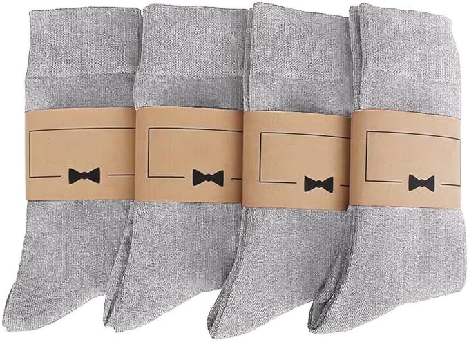 Socks For Men Groomsmen (Aa:solid Light Gray)
