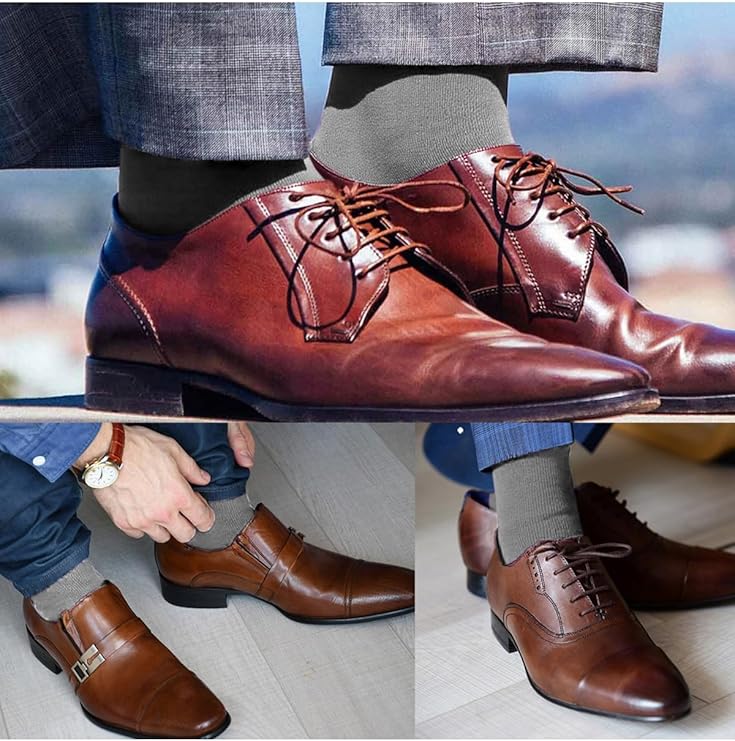 Socks For Men Groomsmen (Aa:solid Light Gray) - Image 4