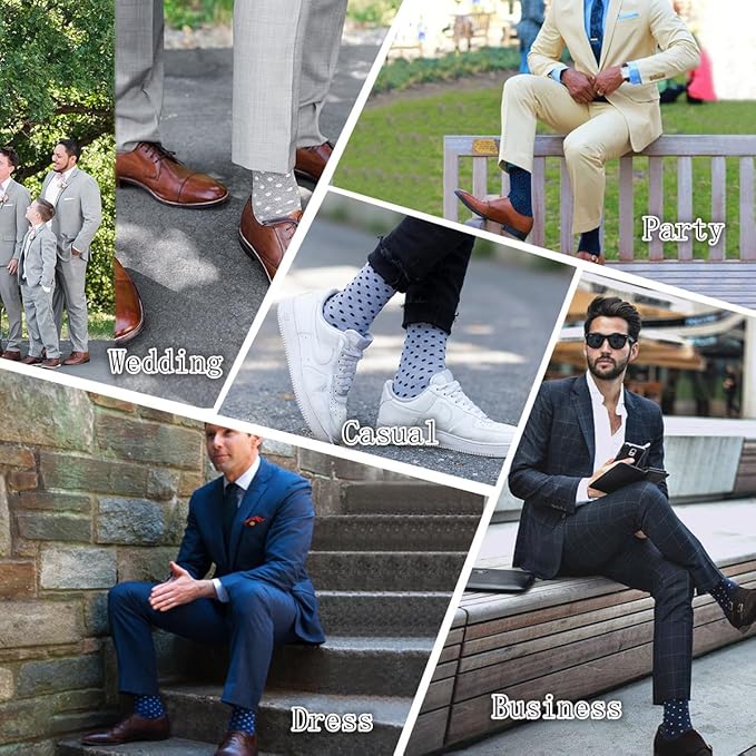 Socks For Men Groomsmen (Aa:solid Light Gray) - Image 3