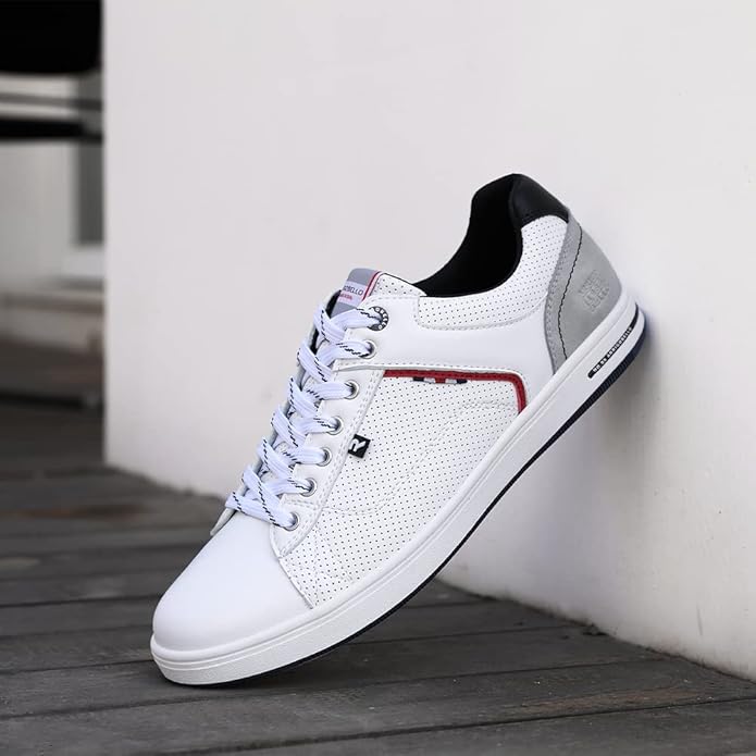 AX BOXING Mens White Color Casual Shoes - Image 4