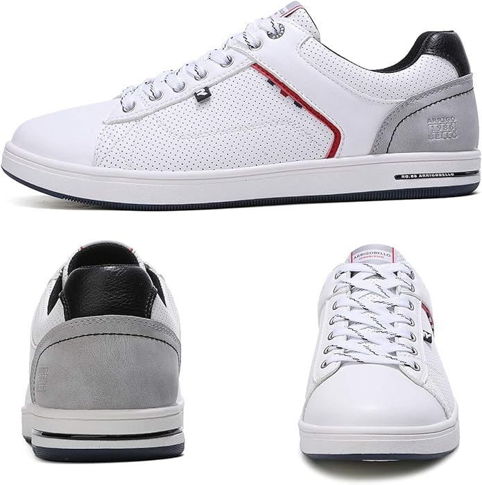 AX BOXING Mens White Color Casual Shoes - Image 2