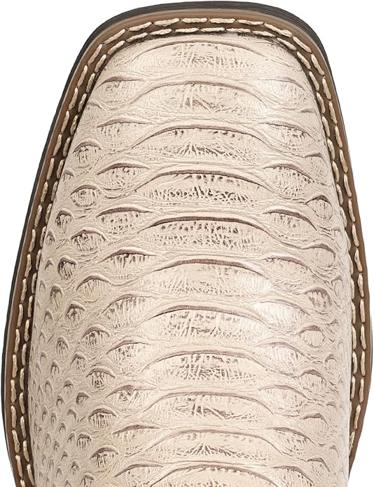 IUV Cowboy White Boots for Men - Image 2