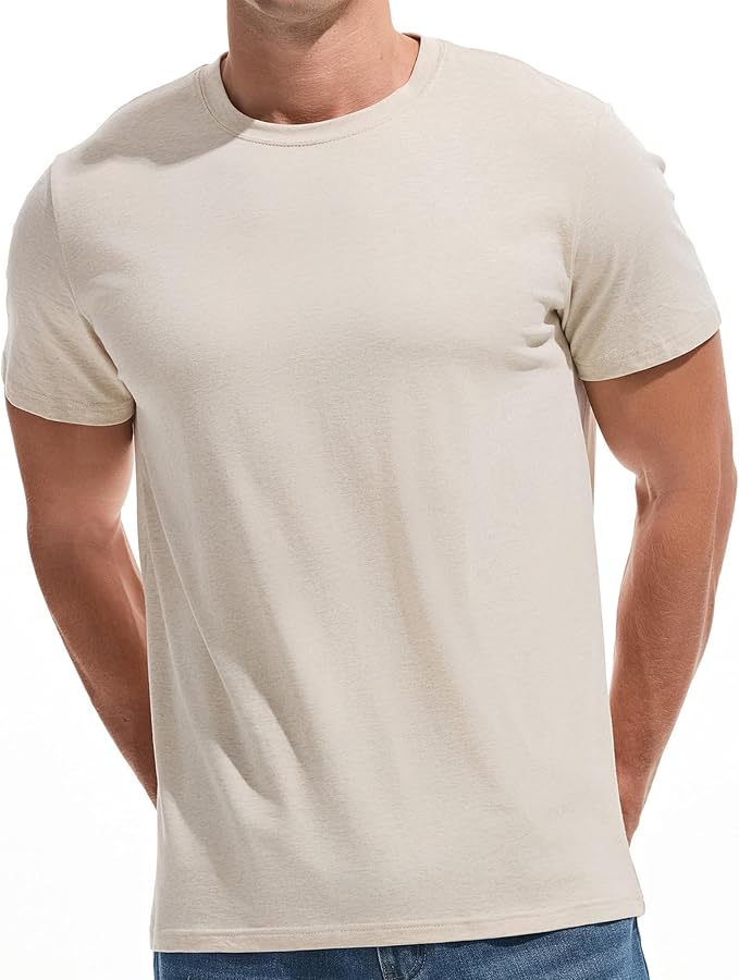 VEIISAR Crew Neck Tees Premium white T-Shirt